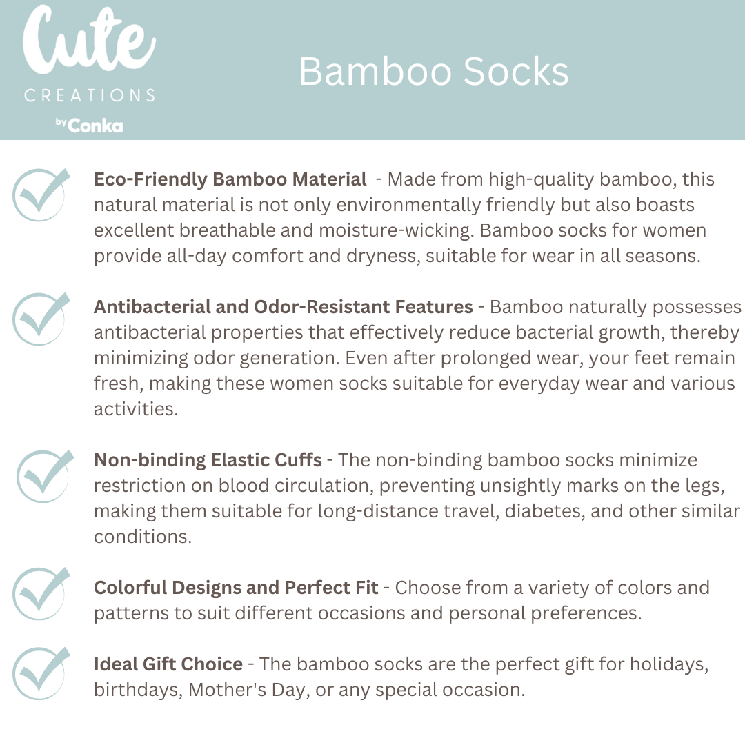 Bamboo Socks with Dachshund Dog Design