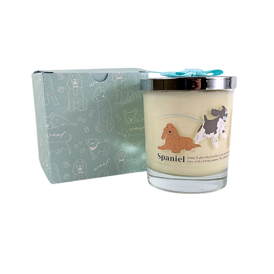 Cute Spaniel Luxury Candle