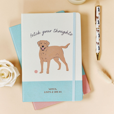 Labrador 'Scripted Moments' Gift Set - Notebook & Pen