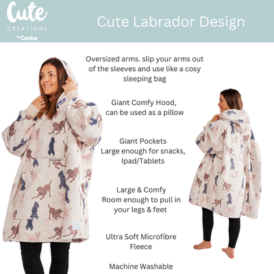 Labrador Design HOODIE - One size