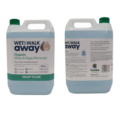 READY TO USE Wet & Walk Away Organic Moss & Algae Remover 5Ltr