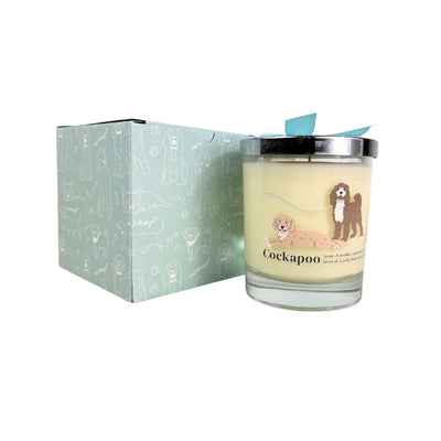 Cute Cockapoo Luxury Candle