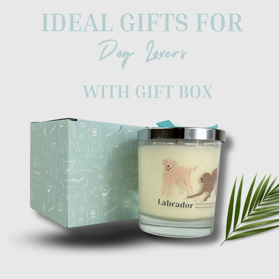 Cute Labrador Luxury Candle