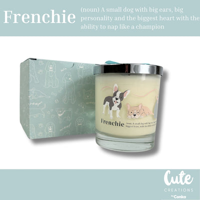 Cute French Bulldog Luxury Candle