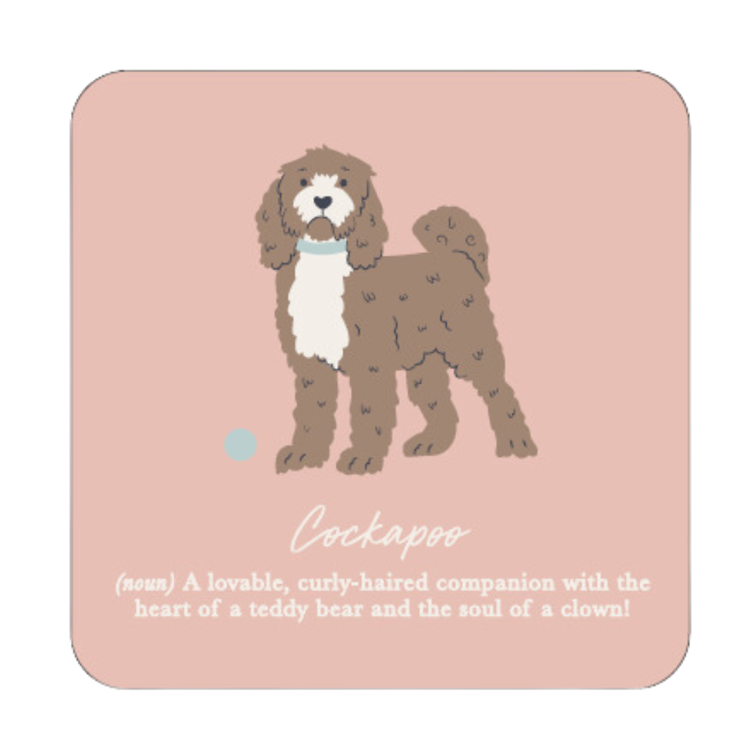 Cockapoo Coaster