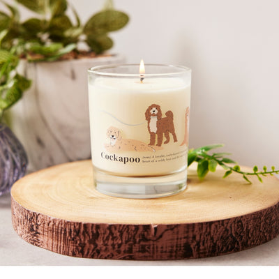 Cute Cockapoo Luxury Candle