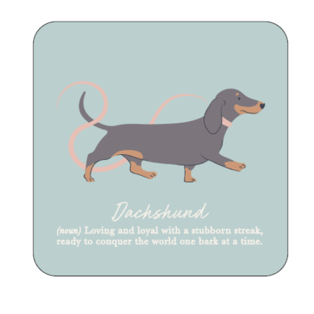 Dachshund Coaster