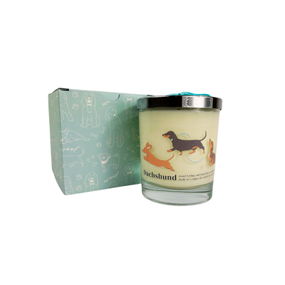 Cute Dachshund Luxury Candle