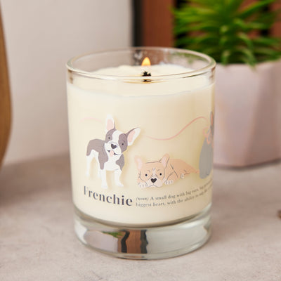 Cute French Bulldog Luxury Candle