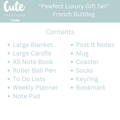 French Bulldog 'Pawfect Luxury' Bumper Gift Set