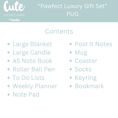 Pug 'Pawfect Luxury' Bumper Gift Set