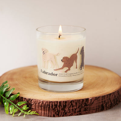 Cute Labrador Luxury Candle