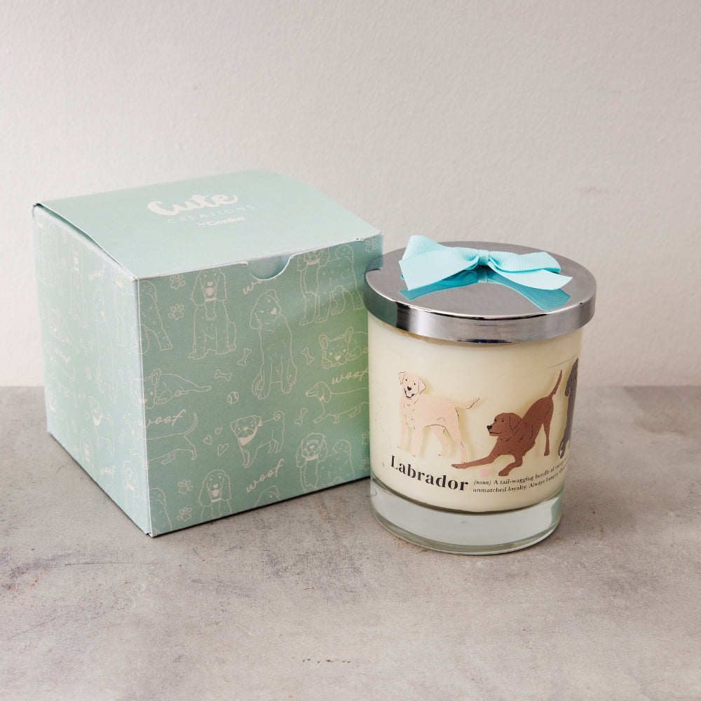 Cute Labrador Luxury Candle