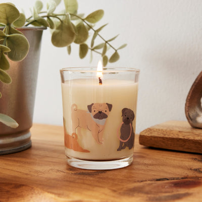 Cute Pug Luxury Candle