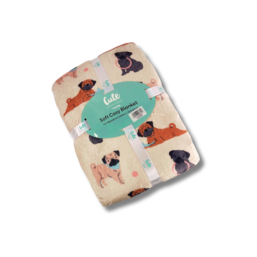 Pug Dog Blankets/Throws