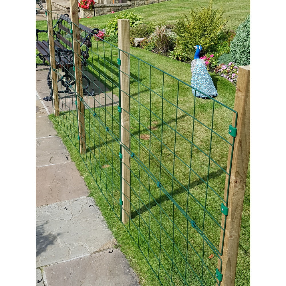 1m High Standard Mesh Permanent Fence